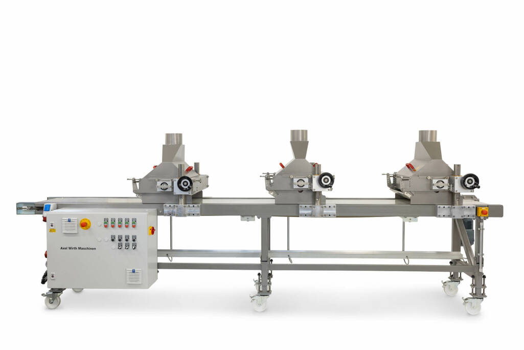 Buerstschleifmaschine als mobile Einheit Frontansicht